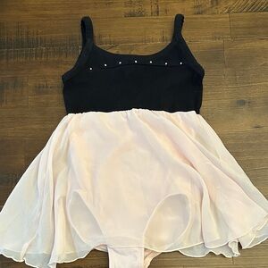 Freestyle Black and Pink Kids Dance Costume